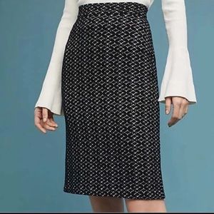 Anthropologie Maeve Samantha Knit Pencil Skirt Size | Small NWOT